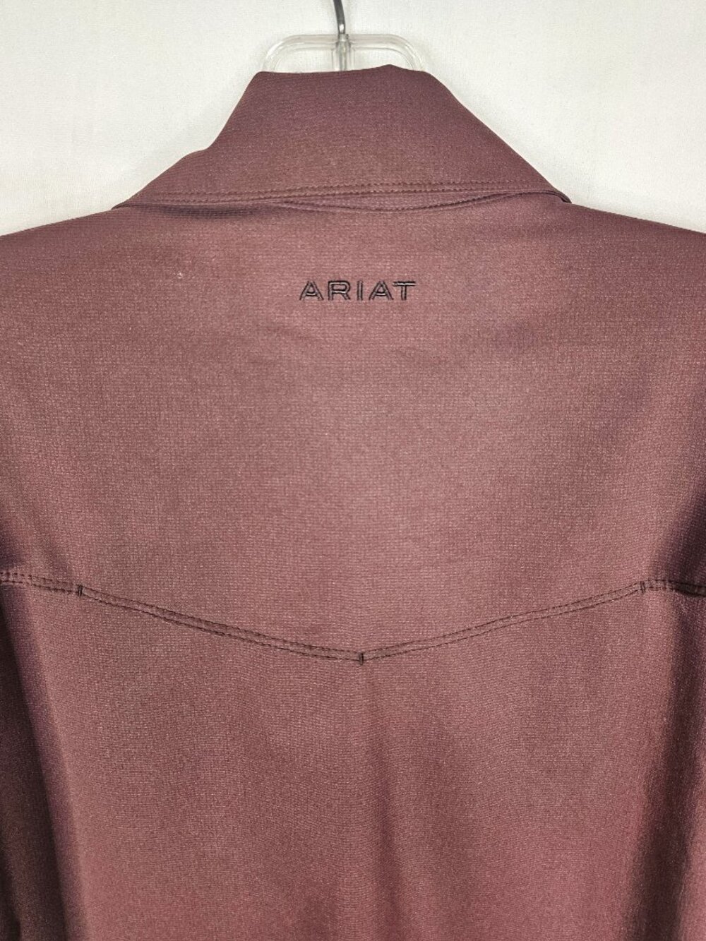 AriatTEK | Snap Shirt Lightweight Western | Brown | Size M - Picture 11 of 14